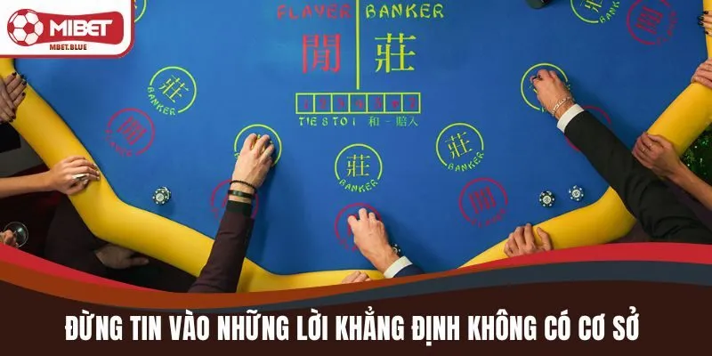 Đừng tin vào những lời khẳng định không có cơ sở